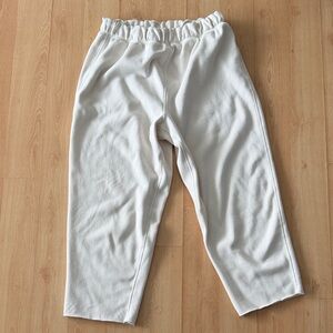 Gap cream super soft cut off sweatpants